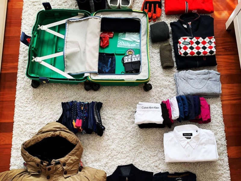 International Travel Packing List- Clothing